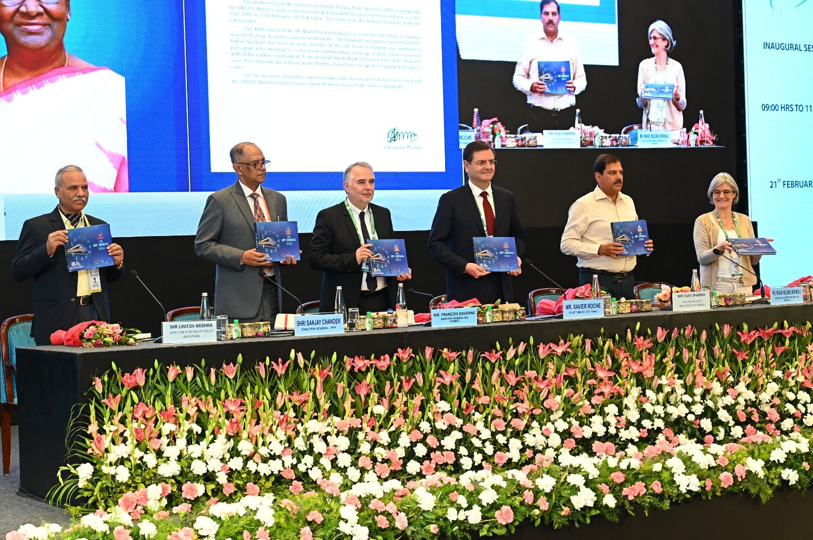 रेलवे में चुनौतियों से निपटने के लिए रेलवे सुरक्षा बल द्वारा यूआईसी विश्व सुरक्षा का शुभारंभ 7 IMG 20230221 WA00343OTR