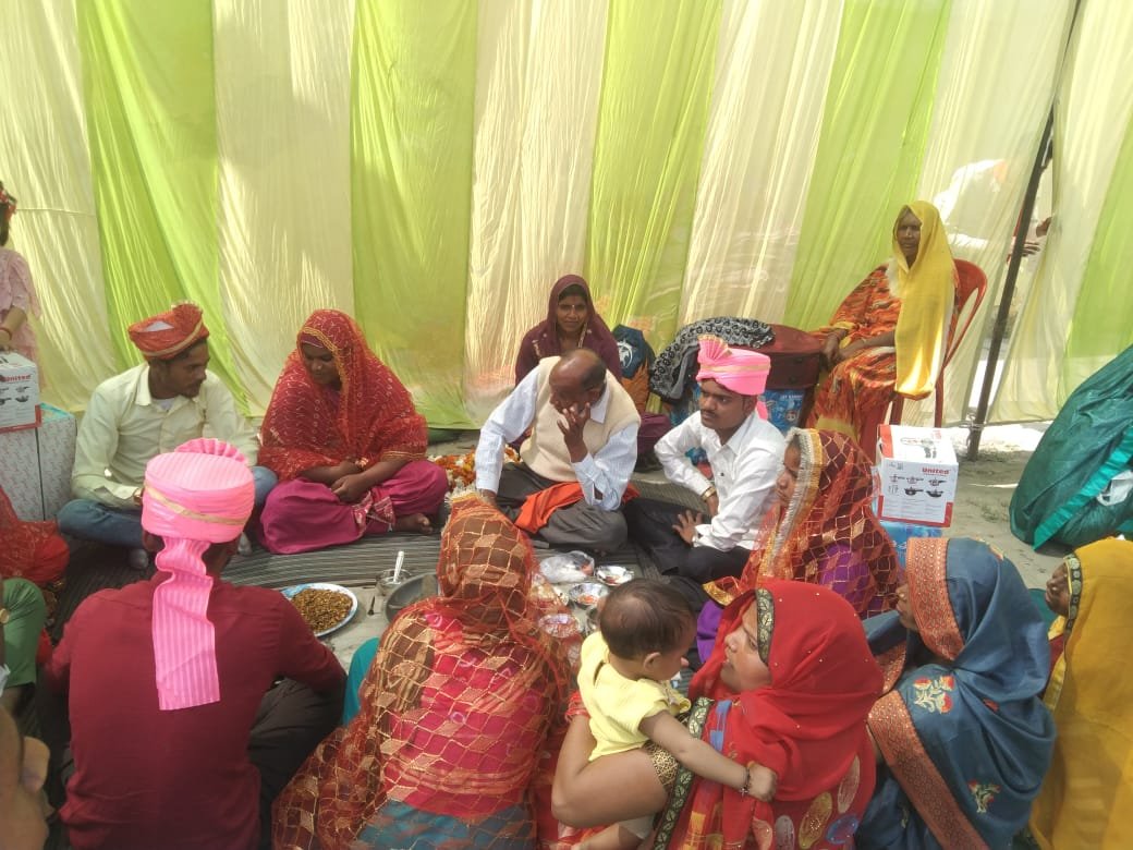 पुलिस की सुरक्षा व्यवस्था के दौरान हुए विवाह संपन्न मुख्यमंत्री सामूहिक विवाह योजना 1 ccd0e421 3bf2 41cc bc3a 12a4b5e9ba95