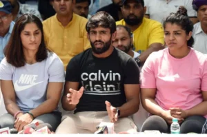 Wrestlers Protest Bajrang Punia