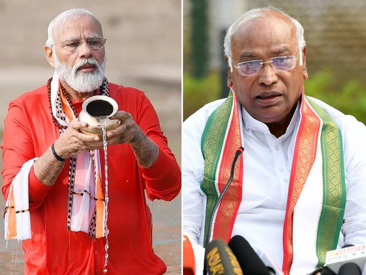 Mallikarjun खर्गे का कहना है कि मोदी सरकार न तो स्वच्छ पानी दे सकी और न ही स्वच्छ हवा, जिससे जनता को परेशानी झेलनी पड़ रही है। 1 Mallikarjun