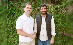 राहुल गांधी ने Vinod जाखड़ को कांग्रेस के छात्र विंग का अध्यक्ष नियुक्त किया।