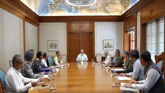 आज Delhi में प्रधानमंत्री आवास पर उच्च स्तरीय बैठक हुई 1 Delhi