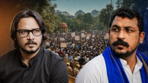 Influencer अजीत भारती ने चंद्रशेखर आज़ाद पर टिप्पणी के चलते एससी/एसटी एक्ट की FIR के बाद पलटवार किया